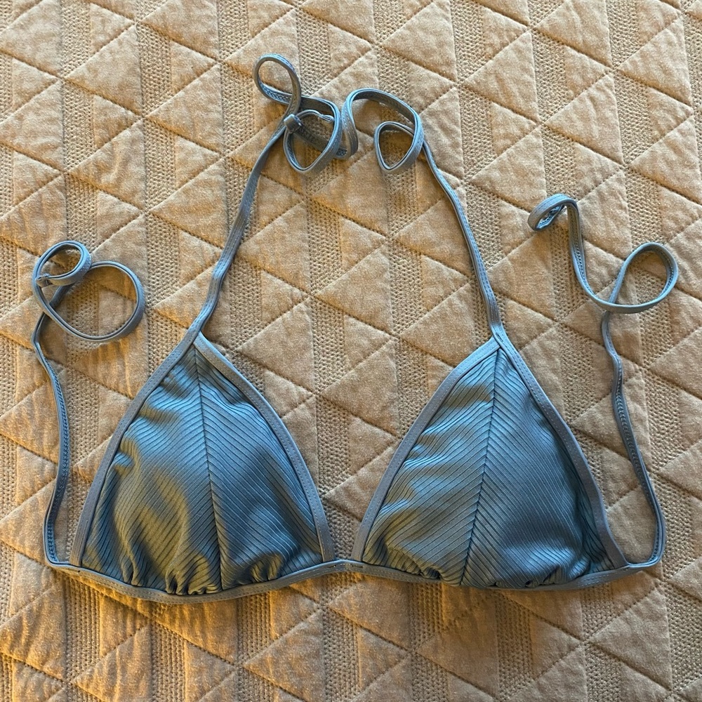 Slate Blue Triangle Bikini Top from Target